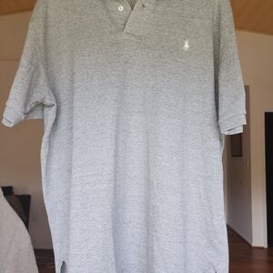 Ralph Lauren Gray Polo Shirt Classic Style